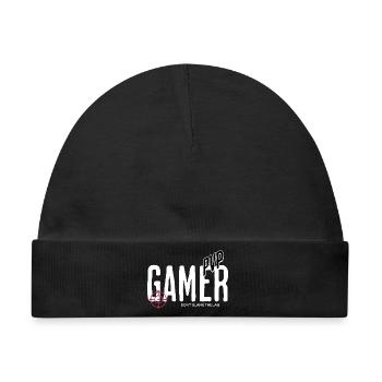 Gamer PVP Shirt Don’t Blame The Lag Zocker Geschen - Baby Premium Organic Mütze - Schwarz - Vorne