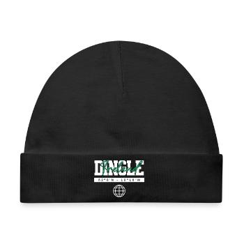 Dingle Irland Koordinaten Reise Souvenir - Baby Premium Organic Mütze - Schwarz - Vorne