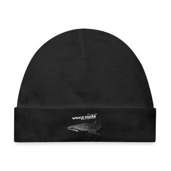 WHALE SHARK - Baby Premium Organic Mütze - Schwarz - Vorne