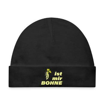 BOHNE - Baby Premium Organic Mütze - Schwarz - Vorne