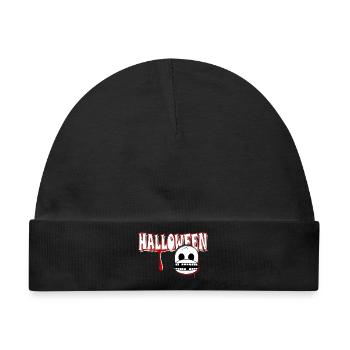 HALLOWEEN - Baby Premium Organic Mütze - Schwarz - Vorne