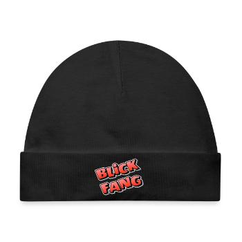 BLICK FANG - Baby Premium Organic Mütze - Schwarz - Vorne