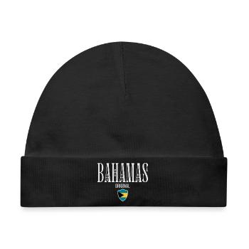 Ursprünglich von den Bahamas, geboren auf den Bahamas - Baby Premium Organic Mütze - Schwarz - Vorne