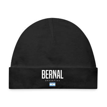 Bernal Argentinien Argentinier - Baby Premium Organic Mütze - Schwarz - Vorne