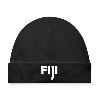 Fiji - Fidschi - Inseln - Pazifik - Südsee - Baby Premium Organic Mütze - Schwarz - Vorne