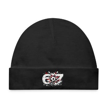67 Fußball Sechs Sieben Meme Lustig Geschenk - Baby Premium Organic Mütze - Schwarz - Vorne