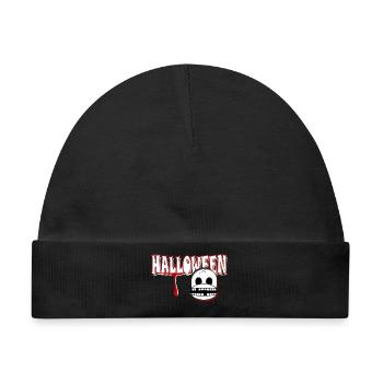 HALLOWEEN - Baby Premium Organic Mütze - Schwarz - Vorne