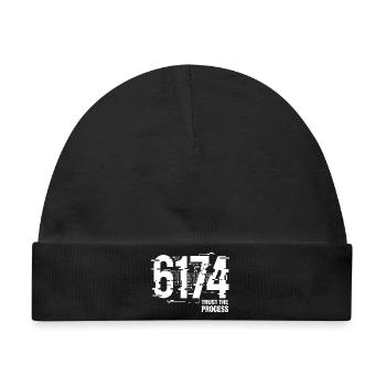 6174 Kaprekar Konstante Glitch Mathematik - Baby Premium Organic Mütze - Schwarz - Vorne
