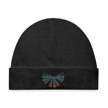 PHOENIX - Baby Premium Organic Mütze - Schwarz - Vorne