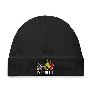 Legasthenie Legastheniker Dyslexic fruit flies - Baby Premium Organic Mütze - Schwarz - Vorne