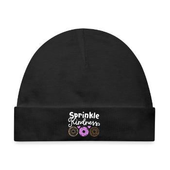 Donut gegen Mobbing - Baby Premium Organic Mütze - Schwarz - Vorne