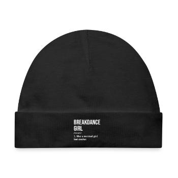 Breakdance Breakdance Breakdance - Baby Premium Organic Mütze - Schwarz - Vorne