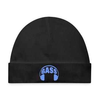 BASS - Baby Premium Organic Mütze - Schwarz - Vorne