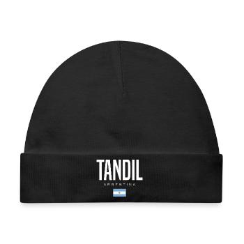 Tandil Argentinien Argentinier - Baby Premium Organic Mütze - Schwarz - Vorne