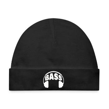 BASS - Baby Premium Organic Mütze - Schwarz - Vorne