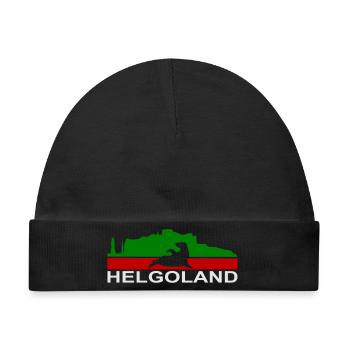 Helgoland - Baby Premium Organic Mütze - Schwarz - Vorne