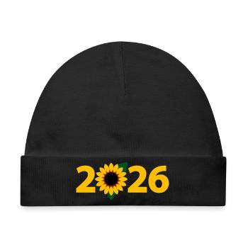 Gärtner 2026, Gartenarbeit 2026, Florist 2026 - Baby Premium Organic Mütze - Schwarz - Vorne