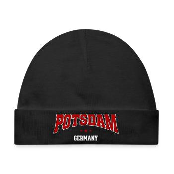 Potsdam Germany Arc Logo - Baby Premium Organic Mütze - Schwarz - Vorne