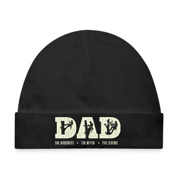 Der Arborist, die Legende – Lustiges Arborist-Geschenk - Baby Premium Organic Mütze - Schwarz - Vorne
