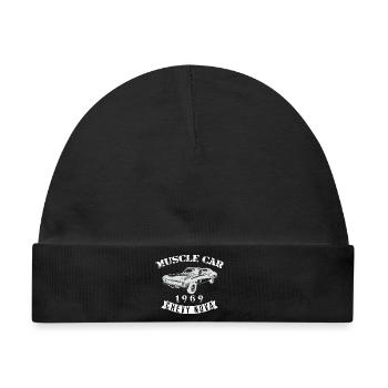 Vintage Chevelle Muscle Car Design - Baby Premium Organic Mütze - Schwarz - Vorne