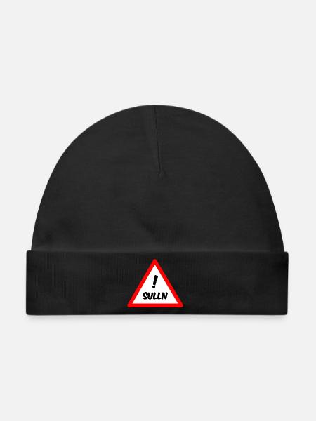 Achtung Sulln - Franken Shirt - Baby Premium Organic Mütze - Schwarz