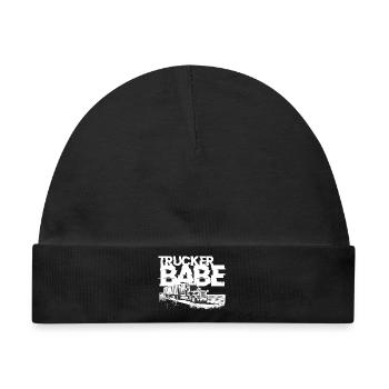 Trucker Babe - Baby Premium Organic Mütze - Schwarz - Vorne