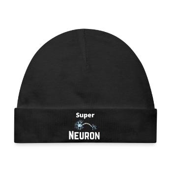 Superneuron-Netzwerk - Baby Premium Organic Mütze - Schwarz - Vorne