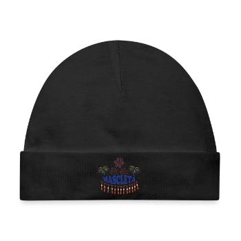 Mascletà Feuerwerk - Baby Premium Organic Mütze - Schwarz - Vorne