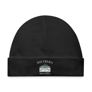 Rietberg Historisches Rathaus, Handzeichnung - Baby Premium Organic Mütze - Schwarz - Vorne