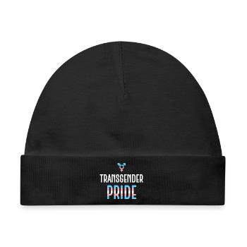 LGBTQ Pride Monat - Transgender Pride - Baby Premium Organic Mütze - Schwarz - Vorne
