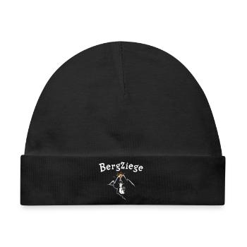 Wander Bergziege - Baby Premium Organic Mütze - Schwarz - Vorne