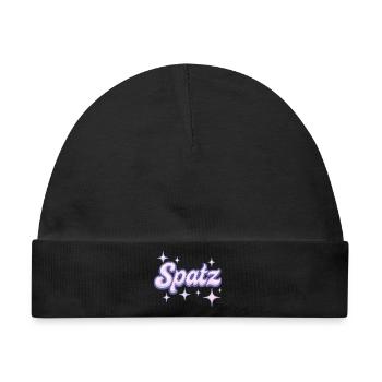 Spatz / Y2K Design - Baby Premium Organic Mütze - Schwarz - Vorne