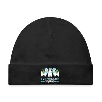 Chanukkah Hanukah Hanukkah - Baby Premium Organic Mütze - Schwarz - Vorne