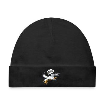 Boulderer Colorsplash Boulder Bouldern - Baby Premium Organic Mütze - Schwarz - Vorne