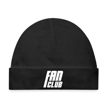 Fan Club - Baby Premium Organic Mütze - Schwarz - Vorne