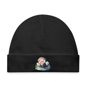 Nerze Nerz - Baby Premium Organic Mütze - Schwarz - Vorne