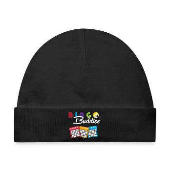 Bingo - Baby Premium Organic Mütze - Schwarz - Vorne