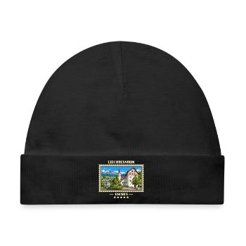 Liechtenstein Eschen Vintage Reisemarke - Baby Premium Organic Mütze - Schwarz - Vorne