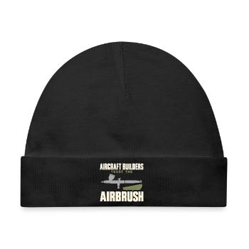Modellflugzeug Maßstabsflugzeug Modellbaukasten Gi - Baby Premium Organic Mütze - Schwarz - Vorne