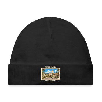 Vereinigte Staaten Santa Barbara Vintage Marke - Baby Premium Organic Mütze - Schwarz - Vorne