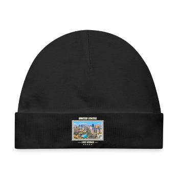 Vereinigte Staaten Las Vegas Vintage Reisemarke - Baby Premium Organic Mütze - Schwarz - Vorne
