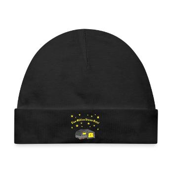 eine million sterne hotel faltcaravan - Baby Premium Organic Mütze - Schwarz - Vorne