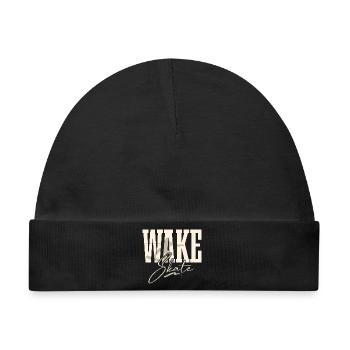 Wakeskate Wakeskating Wakeskater Wakeboard - Baby Premium Organic Mütze - Schwarz - Vorne