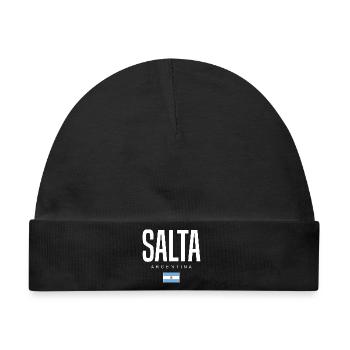 Salta Argentinien Argentinier - Baby Premium Organic Mütze - Schwarz - Vorne