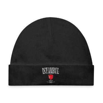 Istanbul, Türkei, Souvenir Istanbul - Baby Premium Organic Mütze - Schwarz - Vorne