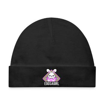 Gender Reveal Ostern Werdende Mutter - Baby Premium Organic Mütze - Schwarz - Vorne