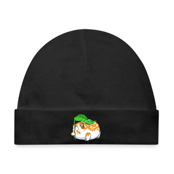 Frosch Desert Rain Frog - Baby Premium Organic Mütze - Schwarz - Vorne