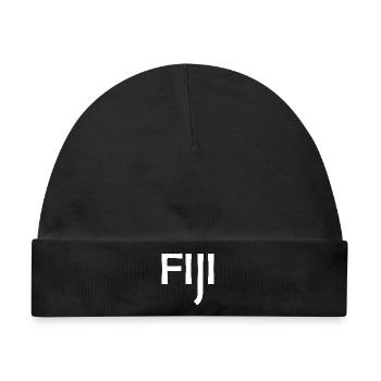 Fiji - Fidschi - Inseln - Pazifik - Südsee - Baby Premium Organic Mütze - Schwarz - Vorne