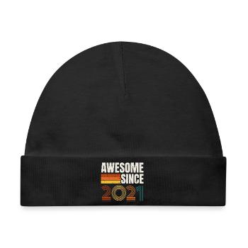 Großartig seit 2021 Retro Vintage Geburtstag - Baby Premium Organic Mütze - Schwarz - Vorne