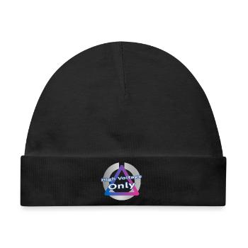 Elektro-Neon - Baby Premium Organic Mütze - Schwarz - Vorne